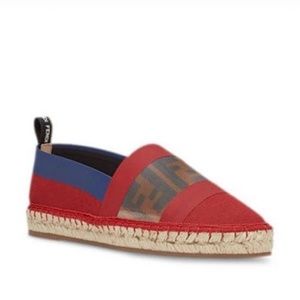 fendi canvas espadrilles